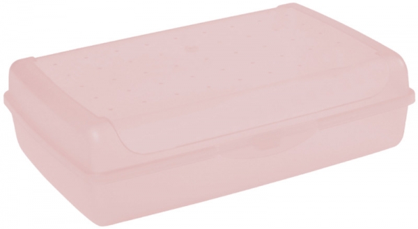 Svačinkový box Sandwich klick-box Keeeper - midi 1 l, pudrově růžový