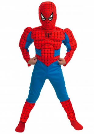 Dětský kostým Svalnatý Spiderman 98-110- S