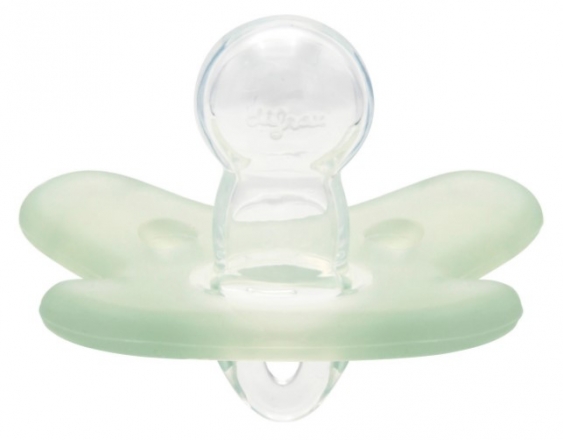 Symetrický silikonový dudlík Canpol Babies, 0-6 m, zelený