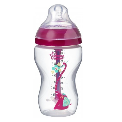 Tommee Tippee Antikoliková lahvička 260 ml Advanced Girl - růžová