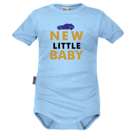 Body krátký rukáv Dejna New little Baby - Boy, modré, vel. 62