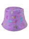 Letní, jarní klobouček Baby Nellys, Motýlci - lila, vel. 86/92, obvod: 46/50 cm