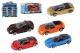 Auto mini sportovní kov/plast 7-8cm na volný chod mix druhů 36ks v boxu